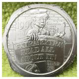 https://www.ebay.com/itm/125126043604	CAESAR 1990 .999 Fine Silver Mardi Gras Krewe Theme Doubloon Z