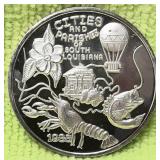 https://www.ebay.com/itm/115229505510	CARROLLTON 1988 .999 Fine Silver Mardi Gras Krewe Theme Doublo