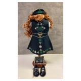 https://www.ebay.com/itm/125106702410	HS1009 AMERICAN GIRL DOLL CELTIC IRISH DRESS, WIG, SHOES, WRIS