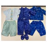 https://www.ebay.com/itm/115203172235	HS1029 AMERICAN GIRL DOLL PAJAMAS 3 PAIRS AND SLIPPERS		BIN	 $