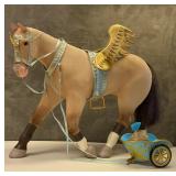 https://www.ebay.com/itm/125188630579	HS1041 AMERICAN GIRL DOLL HORSE JACKSON TAN WITH SADDLE & BLUE