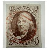 https://www.ebay.com/itm/125205823863	LAN3553  USA POSTAGE STAMP 1847 IMPERFORATE USED BENJAMIN FRAN