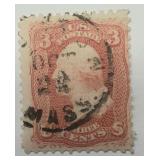 https://www.ebay.com/itm/115297942887	LAN3556 USA POSTAGE STAMP USED 1867 F GRILL 3 CENT GEORGE WASH