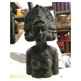 https://www.ebay.com/itm/115311455949	GM7019 Large Wooden Handcarved Bust of Balinese Woman LOCAL PI