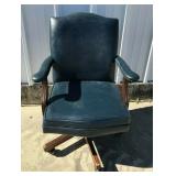 https://www.ebay.com/itm/115311482568	HT7005 Blue Leather High Back Rolling Office Chair LOCAL PICKU