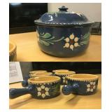 https://www.ebay.com/itm/115314926639	CC5202 Blue Floral Terracotta Cookware Set (1 pot, 6 bowls) LO