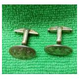 https://www.ebay.com/itm/115331849039	OL3001 VINTAGE STERLING SILVER CUFF LINKS 7.2 GRAMS (LES M. 55
