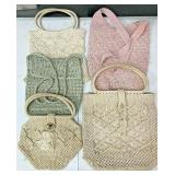 https://www.ebay.com/itm/115331862466	OL7009 Lot of Assorted Pastel Colored Woven Purses LOCAL PICKU