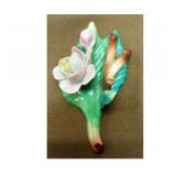 https://www.ebay.com/itm/125288543661	JK3015 VINTAGE GERMAN FLOWERS & LEAF CERAMIC FIGURINE dresden 