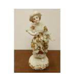 https://www.ebay.com/itm/125288513088	JK3023 VINTAGE 3.75 INCH GERMAN LADY WITH HAT FIGURINE Sitzend