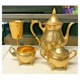 https://www.ebay.com/itm/125315766159	OL7017 Babylon 1978 Brass Teapot w/ Sugar and Creamer LOCAL PI