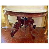 https://www.ebay.com/itm/125316392898	JK1004 VINTAGE WOODEN SIDE COFFEE TABLE WITH MARBLE TOP 		Auct