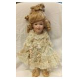 https://www.ebay.com/itm/115385092789	LB3059 VINTAGE 13.75 TALL STEPHANIE HENSON PORECELAIN DOLL , N