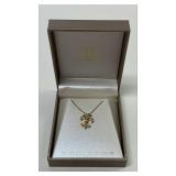 https://www.ebay.com/itm/125319166973	LB1067 24 KT GOLD OVER STERLING SILVER FLEUR DE LIS NECKLACE		