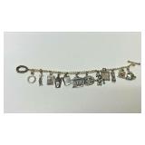 https://www.ebay.com/itm/125319140557	LB1074 NEW ORLEANS THEMED CHARM BRACELET WITH TOGGLE CLASP		Au