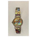 https://www.ebay.com/itm/115399270357	NC603 LADIES WRISTWATCH ABOLONE SHELL AND METAL DESIGN, untest