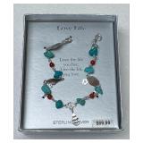 https://www.ebay.com/itm/115405701633	LB1051 STERLING SILVER "BE BRAVE, LOVE LIFE" BRACELET		BIN	 $2