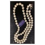 https://www.ebay.com/itm/115405701639	LB1068 GENUINE FRESH WATER PEARLS WITH STERLING CLASP NECKLACE
