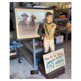 ORL5001 Jockey Hitching Post ~4ft Bourbon St New Orleans - Steve Valenti Padlock Lounge - Cast Iron	
