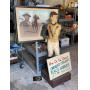 ORL5001 Jockey Hitching Post ~4ft Bourbon St New Orleans - Steve Valenti Padlock Lounge - Cast Iron	