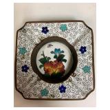 https://www.ebay.com/itm/115536314690	JF4002 Mid Century Floral Cloisonne Ashtray