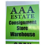 AAA Estate Consignment Store Warehouse Metairie Friday and Saturday 9 AM till Noon