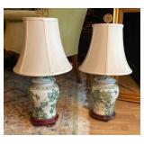https://www.ebay.com/itm/126133964406 CV1009 PAIR OF CERAMIC LAMPS WITH IVY PLANT DESIGN