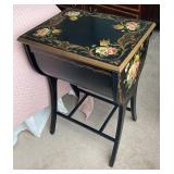 https://www.ebay.com/itm/126133957349 CV1019 MEDIUM BLACK STORAGE BIN WITH FLOWER DESIGN AND NESTED 