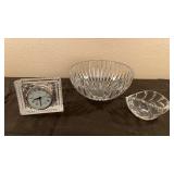 https://www.ebay.com/itm/126136724704 CV1042 LOT OF 3 WATERFORD GLASS PCS, 2 BOWLS AND CLOCK