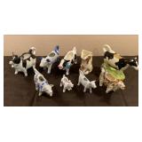 https://www.ebay.com/itm/115942036191 CV1043 LOT OF 9 CREAMER CADDY COWS