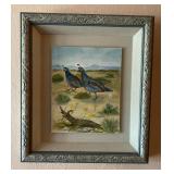 https://www.ebay.com/itm/115942021271 CV1056 SHADOW BOX FRAMED CANVAS PAINTED QUAILS