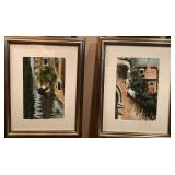 https://www.ebay.com/itm/115942018123 CV1060 PAIR OF SIGNED MIXED MEDIA GANDOLA AND BUILDINDS SCENIC