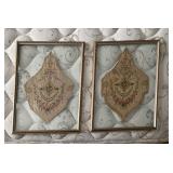https://www.ebay.com/itm/126136683906 CV1062 PAIR OF FRAMED ANTIQUE TAPESTRY TEXTILE ART