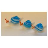 https://www.ebay.com/itm/126144271621 CV1082 MINITURE GLASS SNAIL FIGURINES, SET OF 3