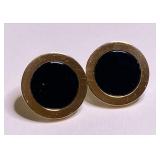 https://www.ebay.com/itm/115947721288 CV1139 14K GOLD CIRCULAR STUD EARRINGS