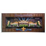ERI7038 ENDYMION 2003 MARDI GRAS LITHAGRAPH SIGNED M PONCE Krewe Favor 28X13