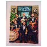ERI7051 NEW ORLEANS DIXIELAND JAZZ BAND SEROGRAPH 33 40 ARTIST PROOF
