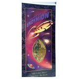 ERI7052 ENDYMION 2001 MARDI GRAS KREWE FAVOR EMBOSSED HOLOGRAM LITHOGRAPH SIGNED