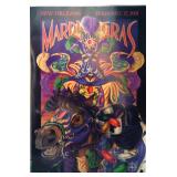 ERI7060 NEW ORLEANS MARDI GRAS POSTER 2001 ARTIST MICHAEL HUNT 32X22 1