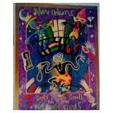 ERI7062 NEW ORLEANS PARTY IN THE STREET MARDI GRAS 1998 ARTIST MICHAEL HUNT 1