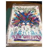 RML5022 1995 Michael Hunt Lithograph Pint New Orleans Mardi Gras - Unsiged