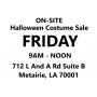 Halloween Costume Sale