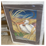 New Orleans 1984 Words Fair Crane Print Lithograph NC0014