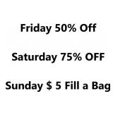 50% - 75% - Fill a Bag - Hollywood South Overstock Moving Sale by Ages Ago Estate Sales