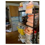 Linens, vintage sheet sets, contemporary and vintage table linens, assorted kitchen towels 