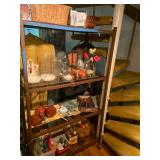 Vases, frames , candle holders and wooden puzzle boxes. 