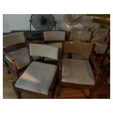 Set Six chairs,  3 are arm chairs
