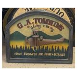 LG5204 G. A. Tomkins “Highway in the Sky” Framed Airplane Print, 3D Effect Bar Sign $45