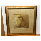 AAA5045 Naked Lady Art Print Framed  Local Pickup  By Appointment AAA Vintage and Art 9017 Airline H