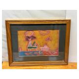 AAA Attic Art AAA5074 - Grease Pencil on Paper Original Art - - Local Pickup